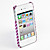  Custodia protettiva in pvc con cristalli copertura per iphone 4, 4s (viola)