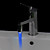  Cylindrical Water Powered Bathroom LED Faucet Light (Plastic, Chrome Finish)