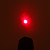  pointeur laser rouge avec batterie et chargeur (5mW, 605nm, noir)