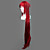  cosplay paryk inspireret af sort butler Grell Sutcliffe
