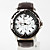  Special Design PU Quartz Wrist Watch For Men