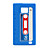  Carcasa con Apariencia de Casete de Silicona para el Samsung Galaxy S2 i9100