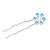  Alloy And Crystal With Platinum Plated Pins/ Headpiece More Colors Available