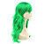  Capless Long Green Synthetic Hair Wig
