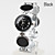  Montre à Quartz pour Femme, Bracelet en Alliage