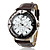  Special Design PU Quartz Wrist Watch For Men