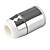  Stylish Water Powered Bathroom LED Faucet Light (Plastic, Chrome Finish)