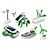  6-in-1 Solar Robot (Green)