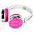  3.5mm stereo mj-808mv mode over-ear mp3/mp4 hoofdtelefoon met microfoon