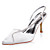 top en satin de qualité supérieure du talon haut fermé orteils avec des chaussures de mariage strass mariée (A2066)
