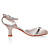  talon mi satin supérieure fermé orteils avec strass chaussures de mariée mariage des couleurs plus