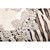  TS Cream Zebra Print Flower Embroidery Long Shoulder Bag(45cm*29cm*12cm)