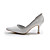  Satin oberen Mittelklasse Fersen geschlossen Zehen mit Strass Hochzeit Brautschuhe (aj8101)