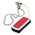  4gb mini cristaux pivotant style de lecteur flash USB (en rouge)