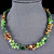  6-7MM And 7-9MM Genuine Freshwater Pearl NecklaceWith Jade – 20 Inch