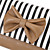  portefeuille arc rayé (14.5cm * 10cm * 2cm)