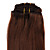  18 tommer 7 stk 70% menneskehår silkeagtig lige klip i hair extensions flere farver