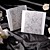  Gorgous Silver Embossed Folded Wedding Invitation (Set of 50)