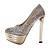  Sparkling Glitter Platform Chunky Heel Party/Evening Shoes  With Sequins (More Colors)