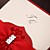  Wedding Invitation With Red Velet And Rhinestone Sleeve (Set of 50)