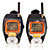  20 canales de reloj de pulsera estilo walkie talkie con retroiluminación gran pantalla lcd