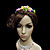  Flowers Bouquet With Berries Garland/Headpiece For Flower Girls