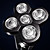  240V Rotary Rechargeable Electric Shaver 5 Blade Razor Electric Razor