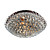  Flush Mount with 2 Light in Fashion Style