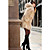  Long Sleeve Raccoon Fur Party/Office/Casual Coat With Belt/Pockets