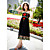  Cotton Halter Neck Maxi Dress In Black