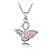  45 cm de Swan Princess collar de cristal austriaco