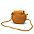 ronde faux dames leer kruis lichaam / mini bag