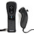  Par de Mandos 2 en 1 MotionPlus con Nunchuk para la Wii (Negro y Blanco)