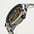  hommes montre-bracelet analogique alliage mécanique (noir)