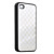  estilo de espejo de metal cubierta protectora para el iPhone 4 y 4S (tablero de ajedrez)