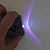  Poker Shaped Windproof Gas Lighter with Ultraviolet LED Flame