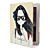  Case em Pele com Suporte para iPad 2 (Menina)