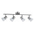  metal semi flush mount med 4 lys - nedad