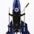  3-canal hélicoptère rc avec la lumière et du gyroscope (bleu)
