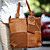  cartera adornada de verificación bolsa (43cm * 13cm * 37cm)