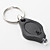 regenboog kleur wit licht 22000 mcd led zaklamp sleutelhanger (klein, 7 kleuren inbegrepen)