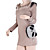  Kristall / Strass panda mini Tasche / Kupplung