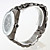  par de aleación de cuarzo analógico reloj de pulsera (negro)