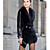  Shawl Collar Long Sleeve Lambskin Leather/Mink Fur Evening Coat With Pockets/Buttons