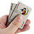  Poker Shaped Windproof Gas Lighter with Ultraviolet LED Flame