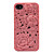  Carcasa de Silicona de Peonias 3D, para el iPhone 4 y 4S