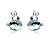 Exquisite Bunny Crystal Ear Studs