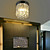 1-LED semi inbouw in kristal
