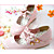  zapatos de cuero de la PU de 5 cm de cuña Sweet Lolita