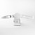  Desktop Jet Ski Style Racing Wheel for Wii (White)